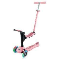Globber balance bike / tricycle | GO UP Sporty Lights | Deep Pastel Pink