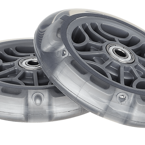 Globber | Light-Up Wheel Set | 121mm | White
