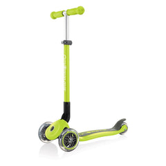 Globber Mini Scooter | Primo Foldable | Anodized T-Bar | Lime green
