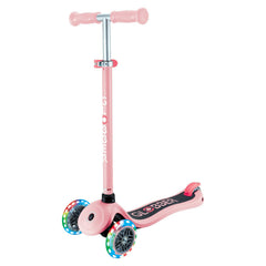 Globber Mini Scooter | Primo Lights | Pastel Pink - Fuchsia
