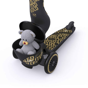 Scoot and Ride Laufrad / Dreirad | Highwaykick 1 lifestyle | Black-gold - Funwheel