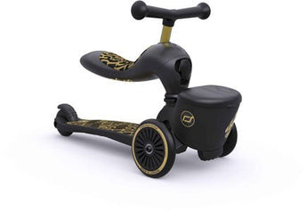 Scoot and Ride Laufrad / Dreirad | Highwaykick 1 lifestyle | Black-gold - Funwheel