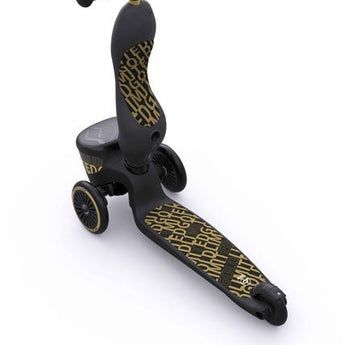 Scoot and Ride Laufrad / Dreirad | Highwaykick 1 lifestyle | Black-gold - Funwheel