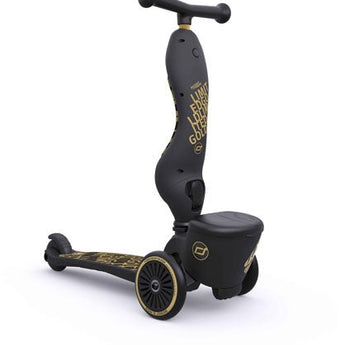 Scoot and Ride Laufrad / Dreirad | Highwaykick 1 lifestyle | Black-gold - Funwheel