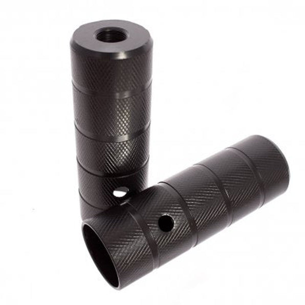 KHE | BMX | Black Steel Pegs 14mm - schwarz - T45