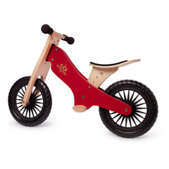 Pieds d'enfants | vélo d'équilibre | Rouge cerise