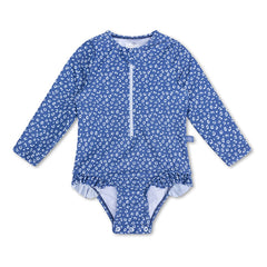 Swim Essentials | Schwimmanzug Mädchen | Blue Leopard
