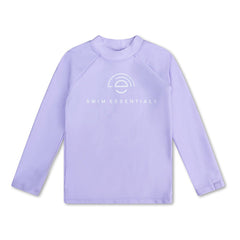 Les essentiels de la natation | Chemise UV Unisexe 62/68 | Manches longues | Violet