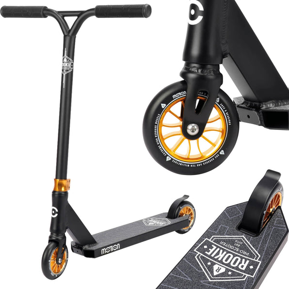Motion Freestyle Scooter | Rookie Pro | Schwarz-gold