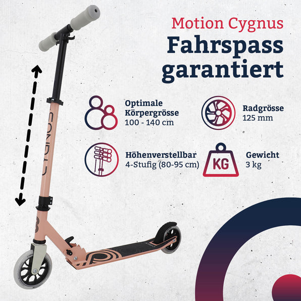 Motion Scooter | Cygnus 125mm | Peach