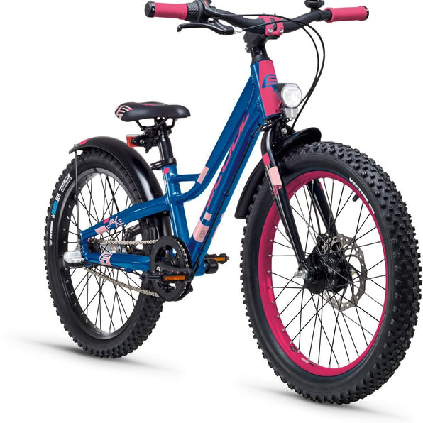 S'COOL | Kindervelo 20" | faxe 2 | Blau-pink