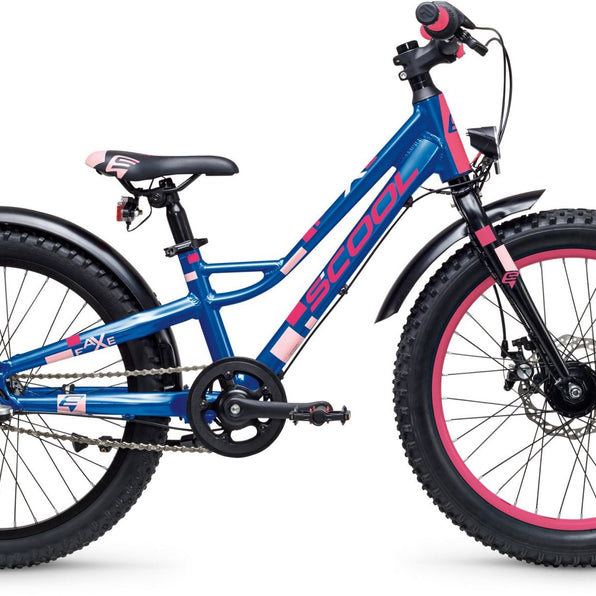 S'COOL | Kindervelo 20" | faxe 2 | Blau-pink