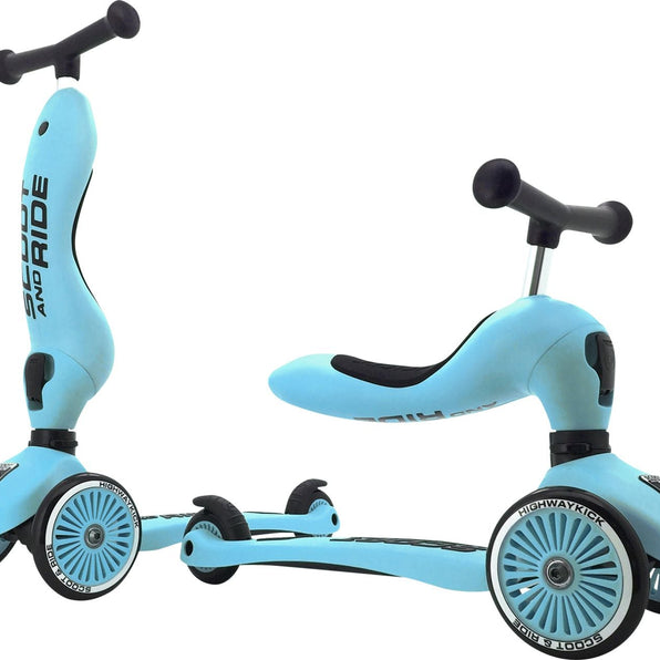 Scoot and Ride Laufrad / Dreirad | Highwaykick 1 | Blueberry