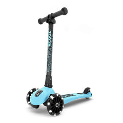Scoot and Ride Mini Scooter | Highwaykick 3 LED | Blueberry