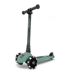 Scoot and Ride Mini Scooter | Highwaykick 3 LED | Forest