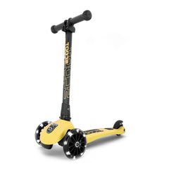 Scoot and Ride Mini Scooter | Highwaykick 3 LED | Lemon