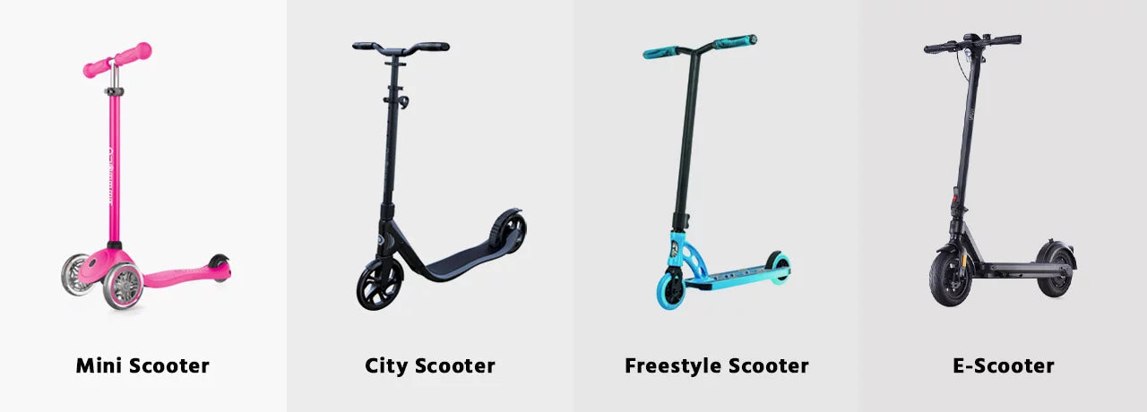 Verschiedene Scooter-Modelle bei Funwheel Schweiz