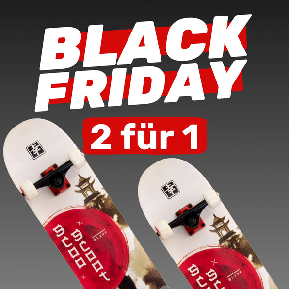 Slide Skateboard 31-Zoll Scoo Scoot 2 für 1