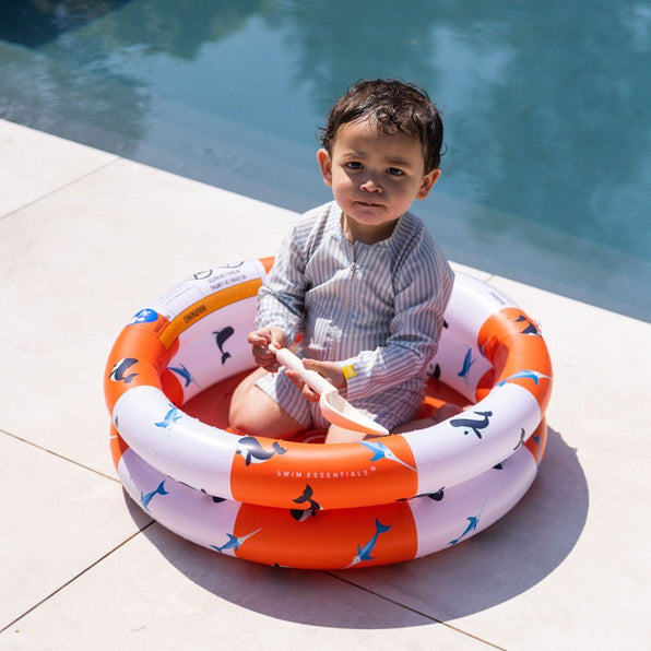 Swim Essentials | Baby pool 60cm | Red White Whale