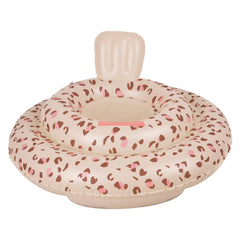 Swim Essentials | Baby Swim Seat 0-1 Years | Old Pink Leopard
