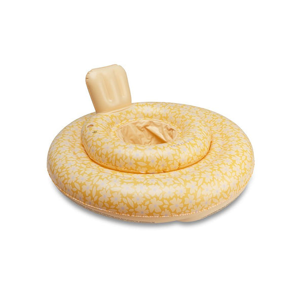 Swim Essentials | Baby-Schwimmsitz 0-1 Jahre | Yellow flowers