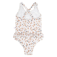 Swim Essentials | Swimsuit girls 62/68 | Khaki Leopard