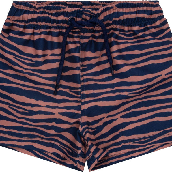 Swim Essentials | Boys' swim trunks 62/68 | Blue orange Zebra