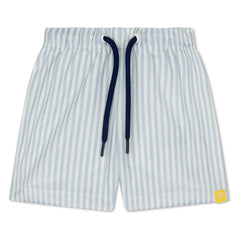Swim Essentials | Badehose Boxer Jungs | Blue-white striped