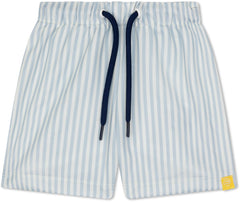 Swim Essentials | Badehose Boxer Jungs | Blue-white striped
