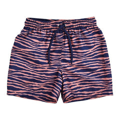 Swim Essentials | Badehose Shorts Jungs| Blue orange Zebra