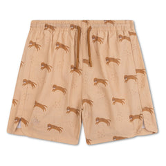 Swim Essentials | Badehose Shorts Jungs | Offwhite Leopard