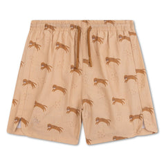 Swim Essentials | Badehose Shorts Jungs | Offwhite Leopard