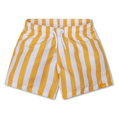 Swim Essentials | Badehose Shorts Jungs | Yellow Striped