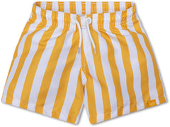 Swim Essentials | Badehose Shorts Jungs | Yellow Striped