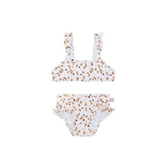 Swim Essentials | Bikini Mädchen | Kaki Leopard