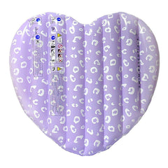Swim Essentials | Luftmatratze 150cm | Lila Leopard Heart