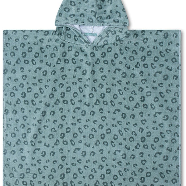 Swim Essentials | Luxe Strandponcho | Green Leopard