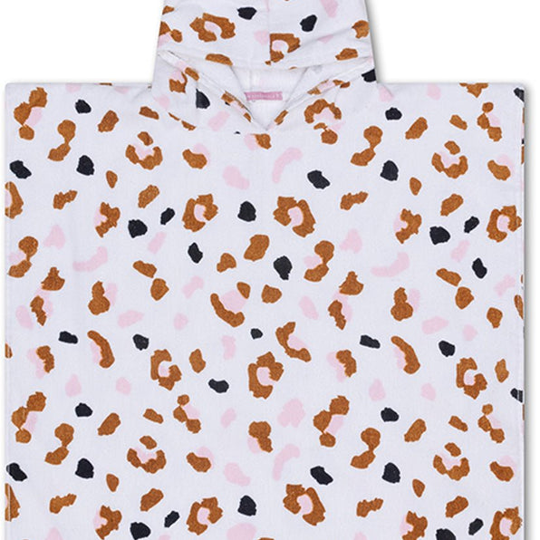 Swim Essentials | Luxe Strandponcho | Kaki Leopard