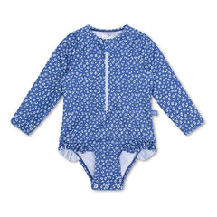 Swim Essentials | Swimsuit Girls 62/68 | Blue Leopard