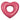 Swim Essentials | Schwimmring 50cm | Red Purple Heart