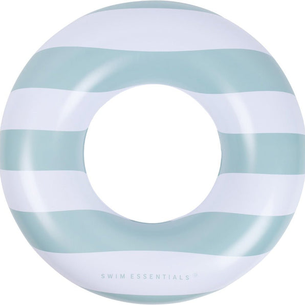 Swim Essentials | Schwimmring 90cm | Green White Striped