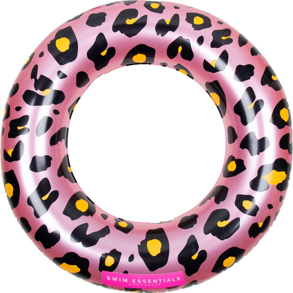 Swim Essentials | Schwimmring 90cm | Rose Gold Leopard