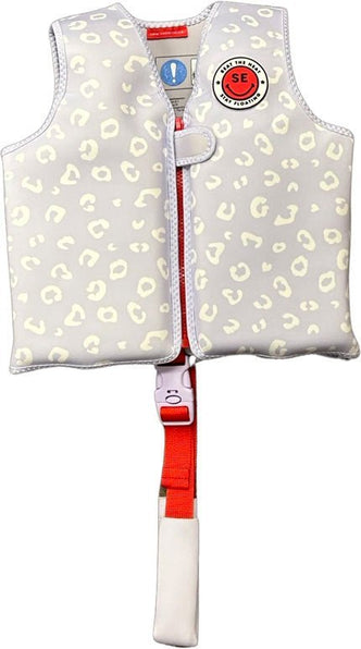 Swim Essentials | Life Jacket 4-6 Years | Purple Leopard