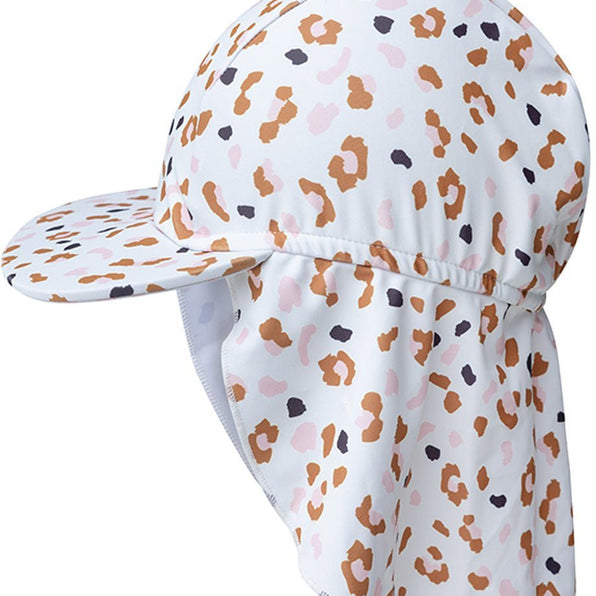 Swim Essentials | UV Sun Hat | 1-2 Years | Khaki Leopard