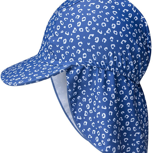 Swim Essentials | UV Sun Hat | 2-4 Years | Blue Leopard