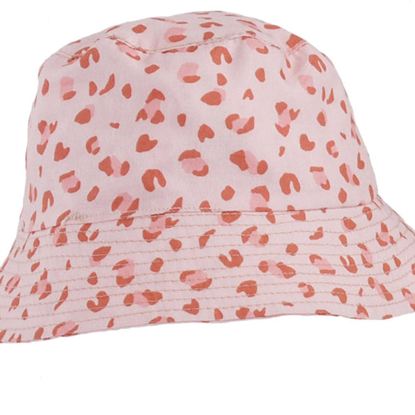 Swim Essentials | UV Sun Hat | 2-4 Years | Old Pink Leopard