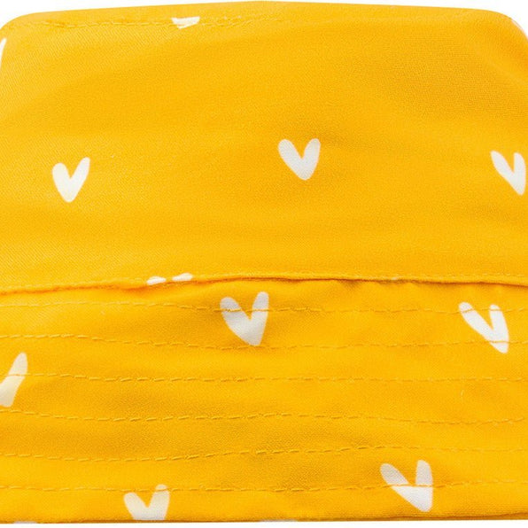 Swim Essentials | UV Sun Hat | 2-4 Years | Orange Hearts