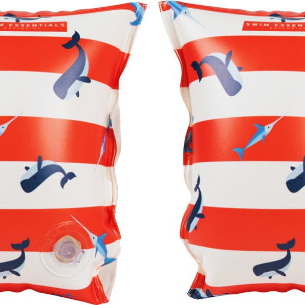 swimming armbands 0-2 whale stripe (1)